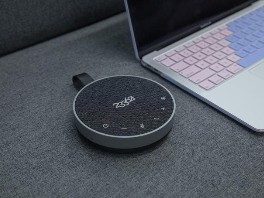 233621®HIVE“黑盘”网课会议蓝牙音箱,打造居家办公新体验